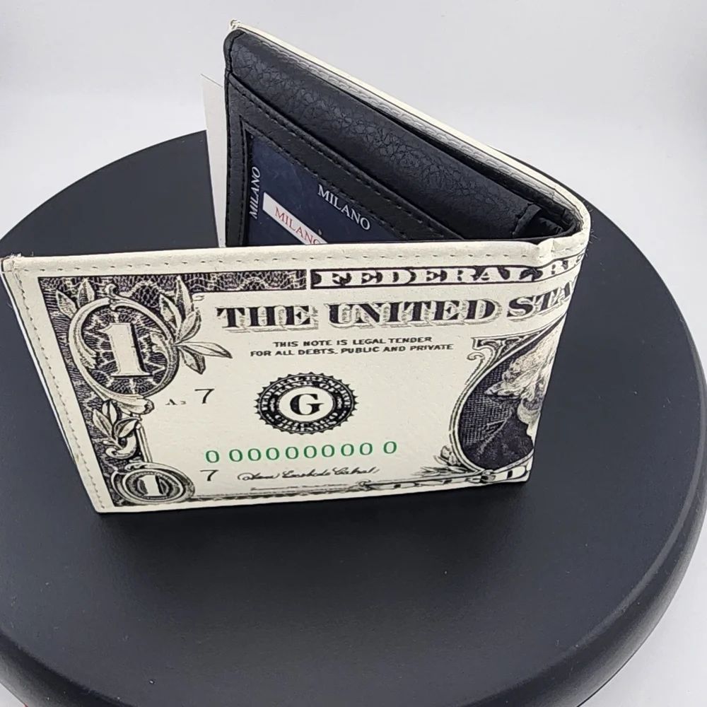 Milano Art Wallet with Dollar Design